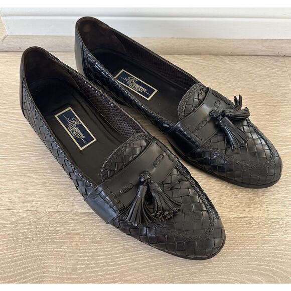 Bragano Cole HAAN Woven Tassel Loafers Leather Handcrafted Italy main image 11